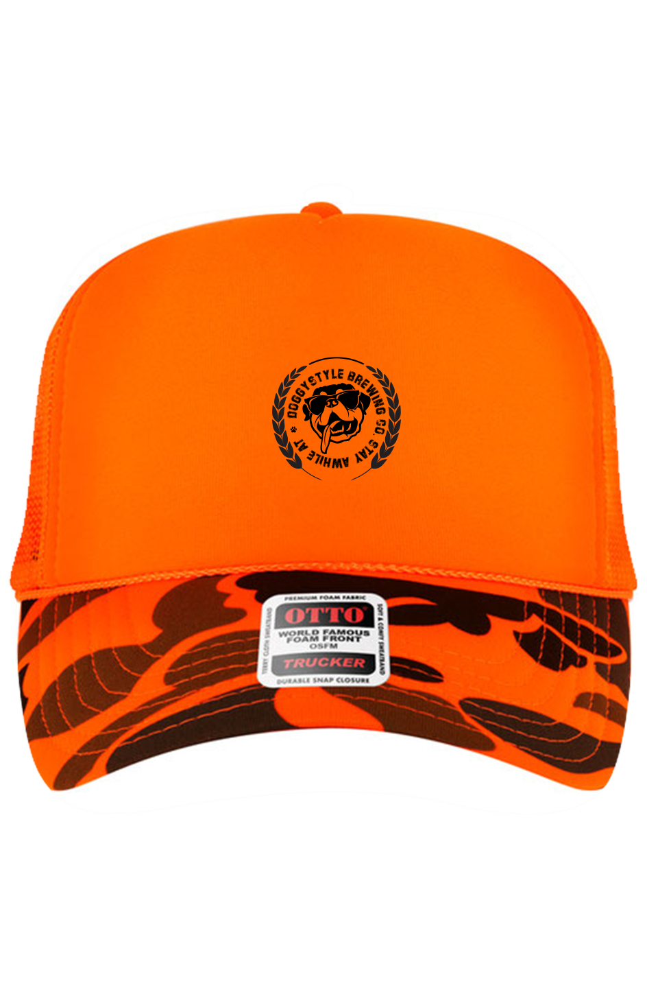 5 Panel High Crown Trucker Cap