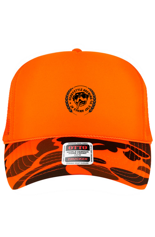 5 Panel High Crown Trucker Cap